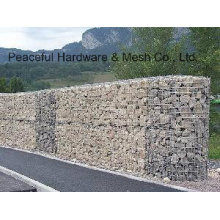 Gabion de metal de piedra para la pared